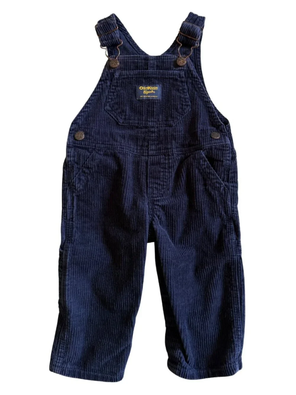 OshKosh B'gosh - Corduroy Bib Overalls Navy 